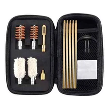 .20 .12Ga Shotgun Cleaning Kit with T-Handle Cleaning Rods Converter Brushes Mop