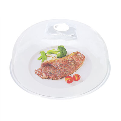 11.4 Inch Microwave Splatter Cover Clear for Food with Adjustable Steam Vents