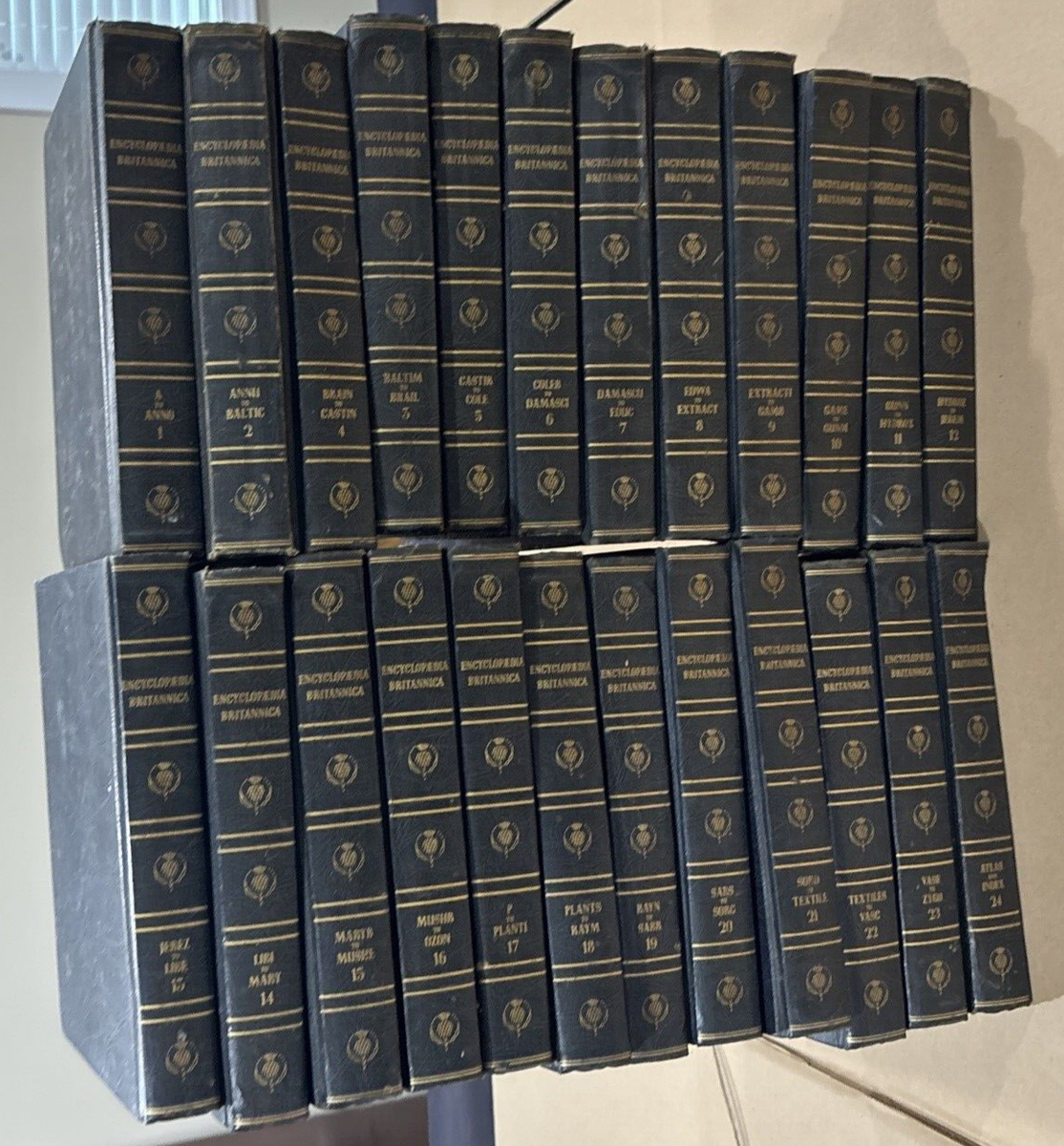 Encyclopedia Britannica 全24巻セット　1768年 Vintage 1955 Encyclopedia Britannica 1768 Edition - Complete