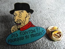 TRES RARE PINS PIN'S - MITTERRAND - PRESIDENT - DIS TONTON ?! - CARICATURE