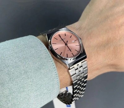 Casio MTP-B145D-4A Pink Dial Analog Minimalist Design Small Size 