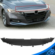 For Honda Accord Sedan 2018-2020 Front Upper Cover Grille Molding Black Plastic