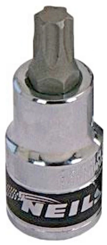 T50 Torx Socket Star Bit 1/2"drive 1pc Single Chrome Vanadium Steel TX50 New