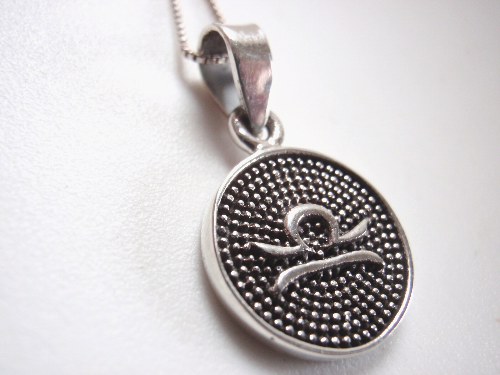 Libra Zodiac Sign 925 Sterling Silver Reversible Pendant Astrology | eBay