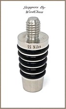 Stainless Steel Ruth Niles Whiskey Stopper Kit Wood Lathe Woodturning 1or 5 Pack
