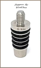 Stainless Steel Ruth Niles Whiskey Stopper Kit Wood Lathe 10 or 20 Woodturning