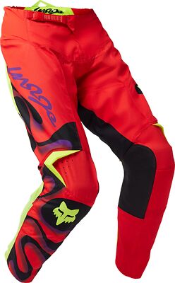 Fox Racing 180 Emotion Mens MX Offroad Pants Fluo Red 32 USA
