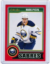 14-15 2014-15 O-PEE-CHEE MARK PYSYK RED PACK REPEMPTION 348 BUFFALO SABRES