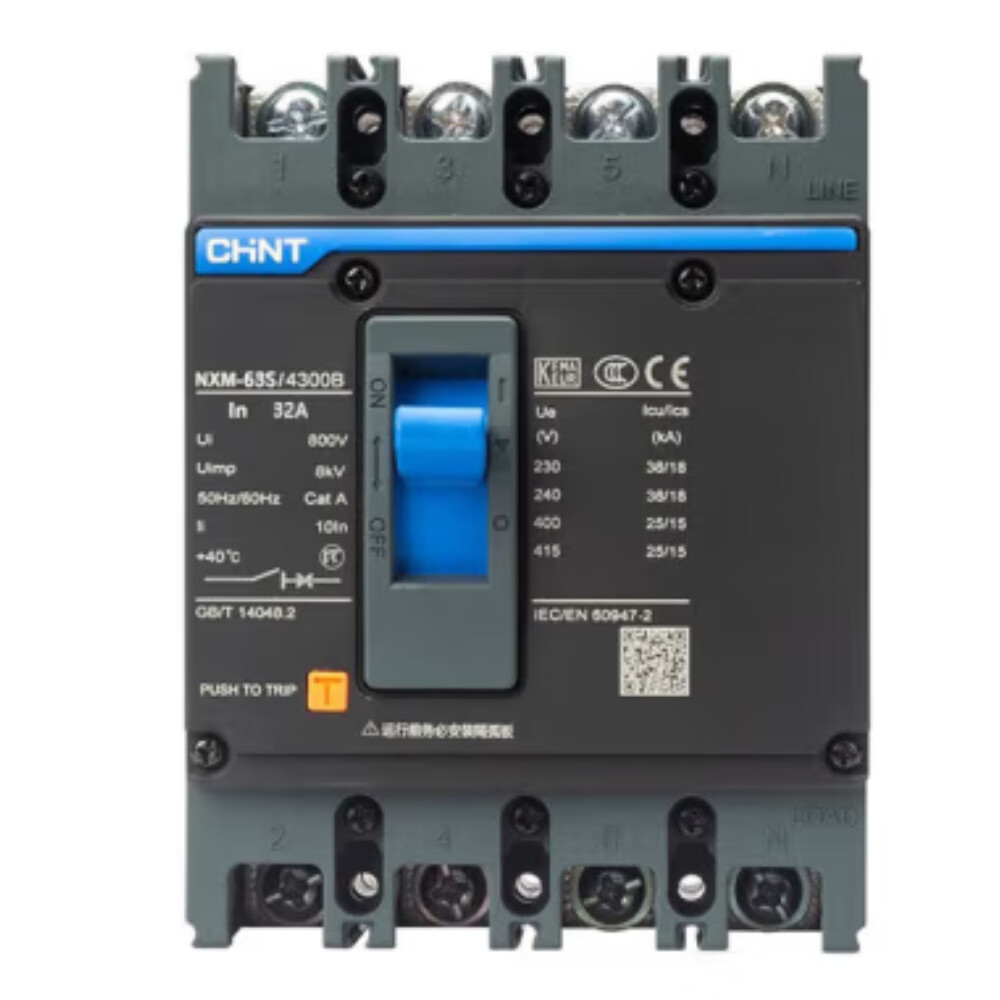 CHNT Moulded Case Circuit Breaker MCCB NXM-63S/4300B-32A 4P | eBay