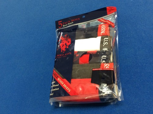 Boy's underwear: boxer briefs (U.S. Polo Assn) available in assorted colors 5 pk - Picture 2 of 6