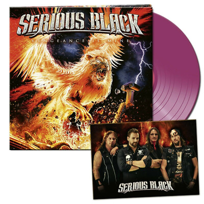SERIOUS BLACK - Vengeance Is Mine - ltd. clear violet Vinyl LP - NEU NEW