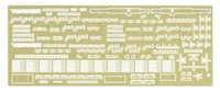 1:350 Hasegawa Hikawamaru Detail Up Etching Parts Basic Kit HGSQG49 Modellbau