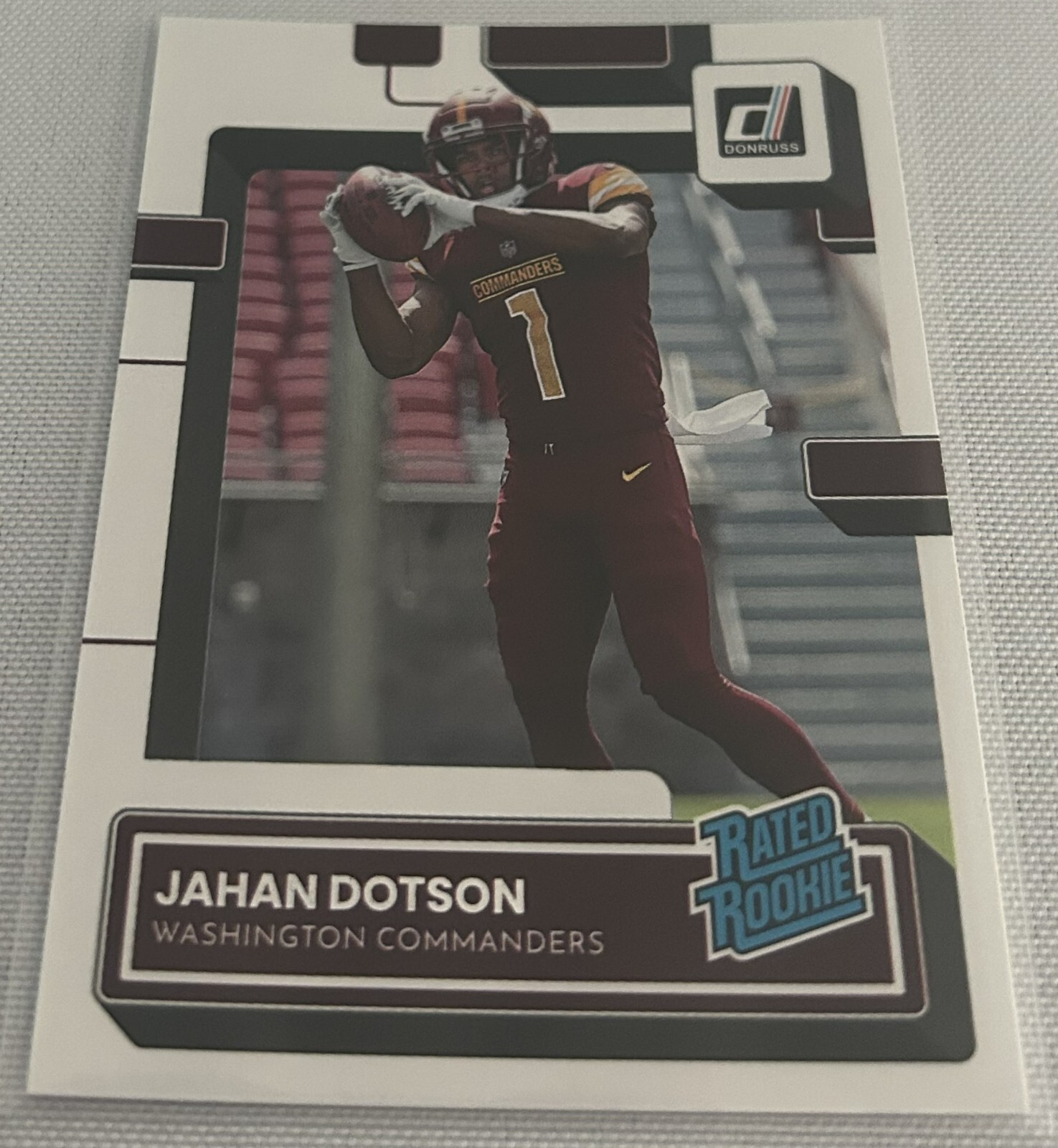 2022 Donruss Football Jahan Dotson Washington Commanders Rookie Card #310