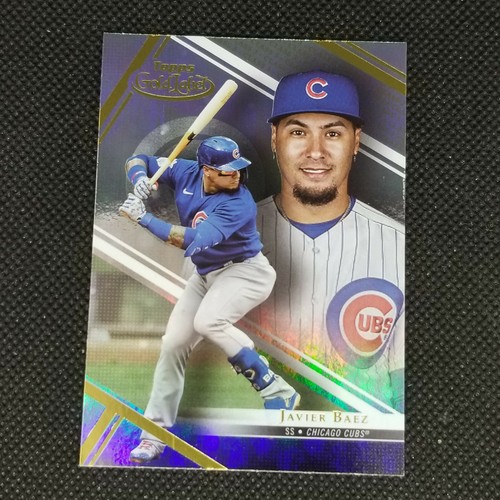 2021 Topps Gold Label Javier Baez Class 3 #83 Chicago Cubs - 第 1/2 張圖片