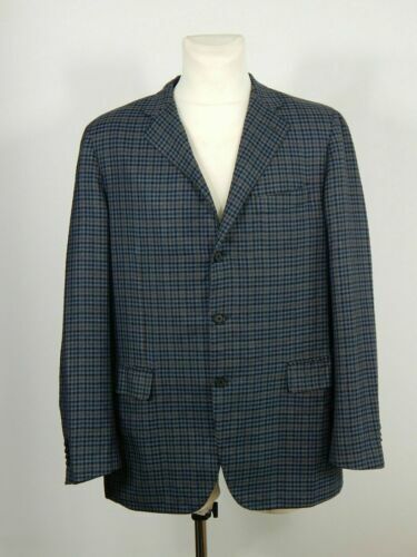 Mens 46 L Brooks Brothers Country Club X Loro Piana Navy Blue Gold