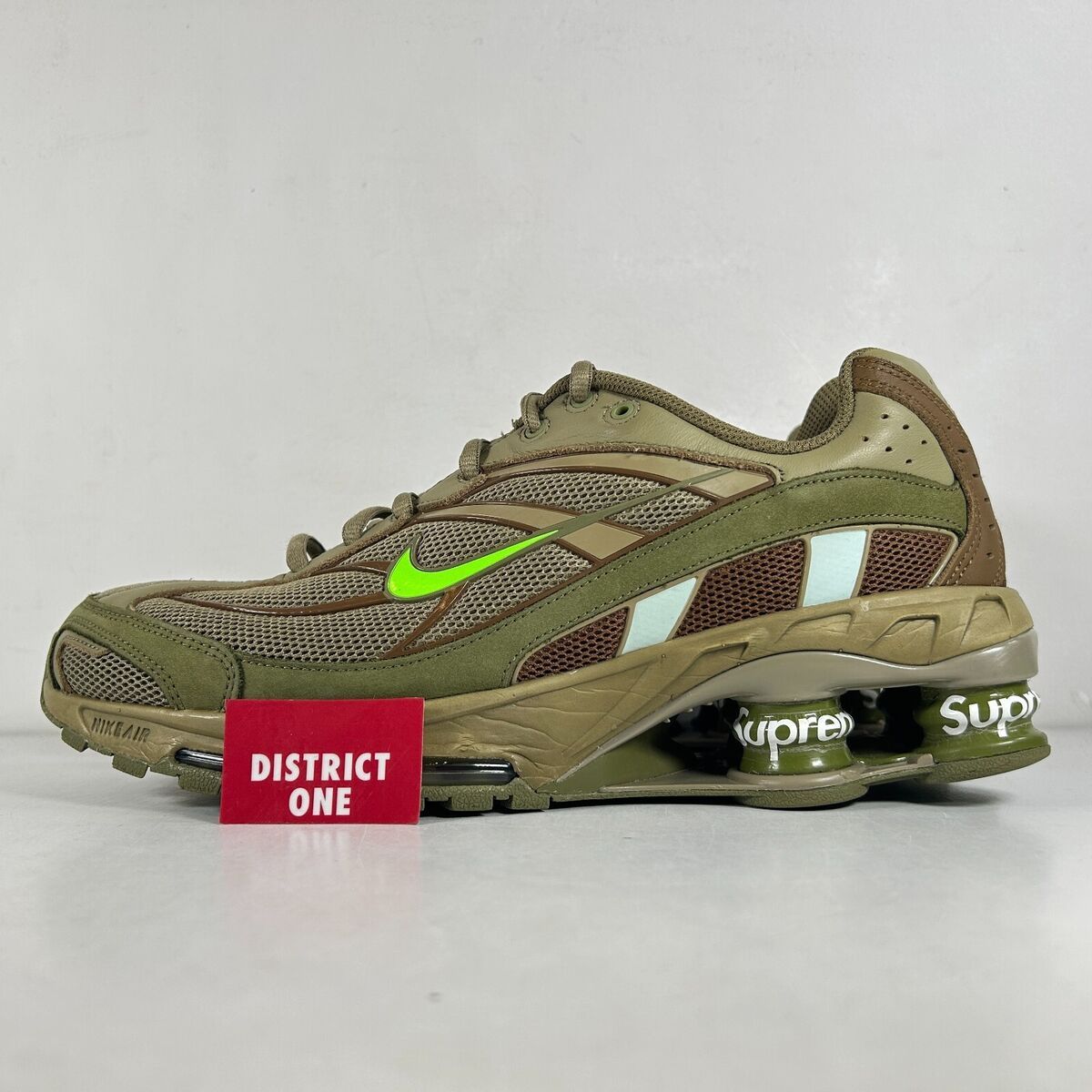 Supreme x Nike Shox Ride 2 Neutral Olive - Size 9 - DN1615 Supreme x Nike Shox Ride 2 Neutral Olive - Size 9 - DN1615