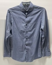 Hart Schaffner Marx Mens Geometric Check Long Sleeve Button Down Shirt M - NWOT