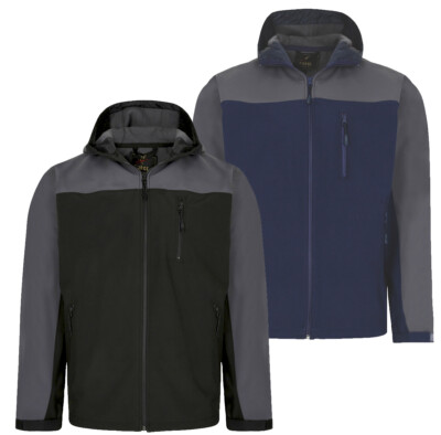 Mens Soft Shell Water Resistant Smart Classic Performance Jacket Coat M-3XL
