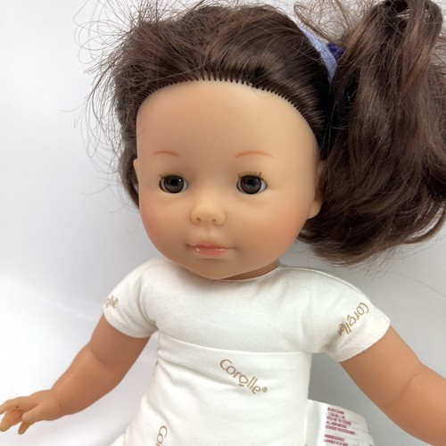 Corolle Brown Eyes Brown Hair Silver Shoes Cute Baby Girl Doll Toy 2012 - Picture 7 of 16