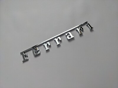 Ferrari 458 599 612 488 Rear Chrome Script Badge Emblem（20*2.78cm