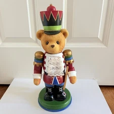 Large Nutcracker Bear soldier by Priscilla Hillman 1997 Great Condition, Rare