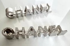 CHANEL CH 4284B Sunglasses Silver Replacement Side Temple Logos 1-Pair Authentic