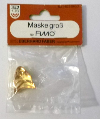 EFA Hobby 8622 01GO Maske groß für FIMO, Maske groß mit offenen Augen Neu