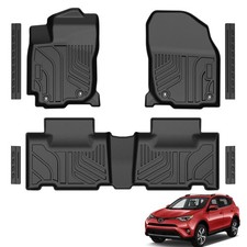 Floor Mats For 2013-2017 2018 Toyota Rav4 Not Fit Hybrid Accessories Door Sill