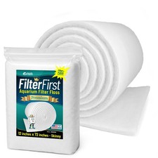 Aquatic Experts Aquarium Filter Floss, FilterFirst Filter Pad, 1/2 to 3/4 Thick