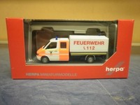 Herpa Mb Sprinter Dk Pritsche/Plane Feuerwehr Rhede 094979