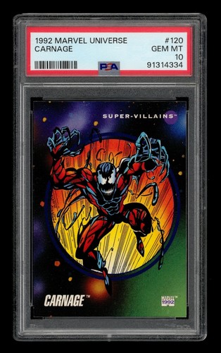1992 Marvel Universe: #120 Carnage PSA 10 GEM MINT