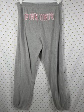 Pink Victorias Secret university joggers tapered sweats y2k vintage xs small