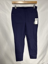 NEW RLX Ralph Lauren Womens Golf Pants Navy Blue Nylon Spandex NWOT MSRP 168 4