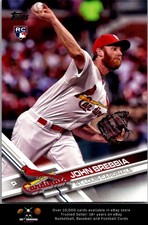 2017 Topps Update Black BASEBALL #US105 John Brebbia RC