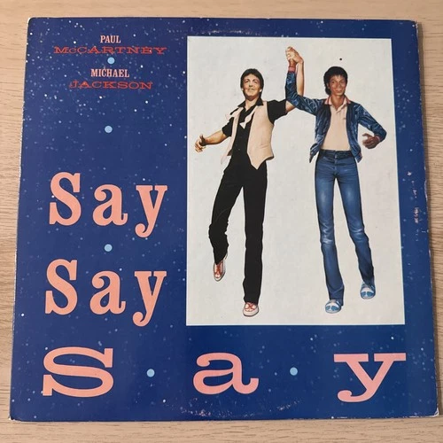 Paul McCartney & Michael Jackson Say Say Say 1983 Vinyl Record 12” The Beatles
