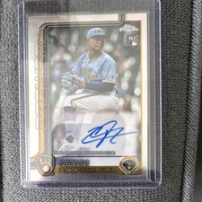 Topps Chrome Rookie Autograph Carlos Rodriguez Brewers RA-CR 2025