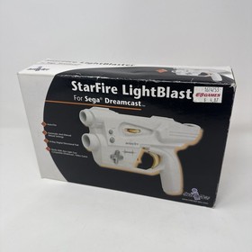 Interact Starfire Lightblaster Sega Dreamcast Light Gun Controller Complete Box