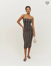 NWT Reformation Cianna Strapless Sweater Dress X-small XS 0 2 Retail $218