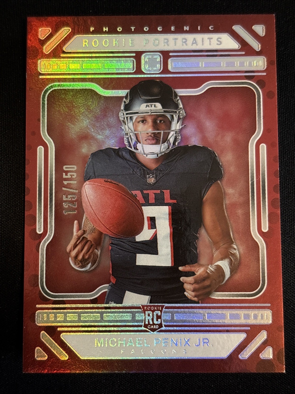 2024 Panini Photogenic - Rookie Portrait Michael Penix Jr. #151 Silver /150 (RC)