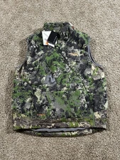 Sitka Mens L Fanatic Vest - Forest Green 