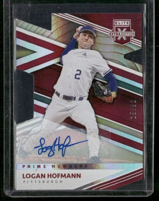 2020 Panini Elite Extra Edition #145 Logan Hofmann Die Cut Signatures #/90