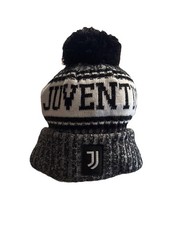 Juventus SOCCER Italy BEANIE Winter Hat Adult Size Black White
