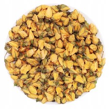 Getrocknete gelbe Rosenknospen, ganze essbare Bl&uuml;ten - 50 g