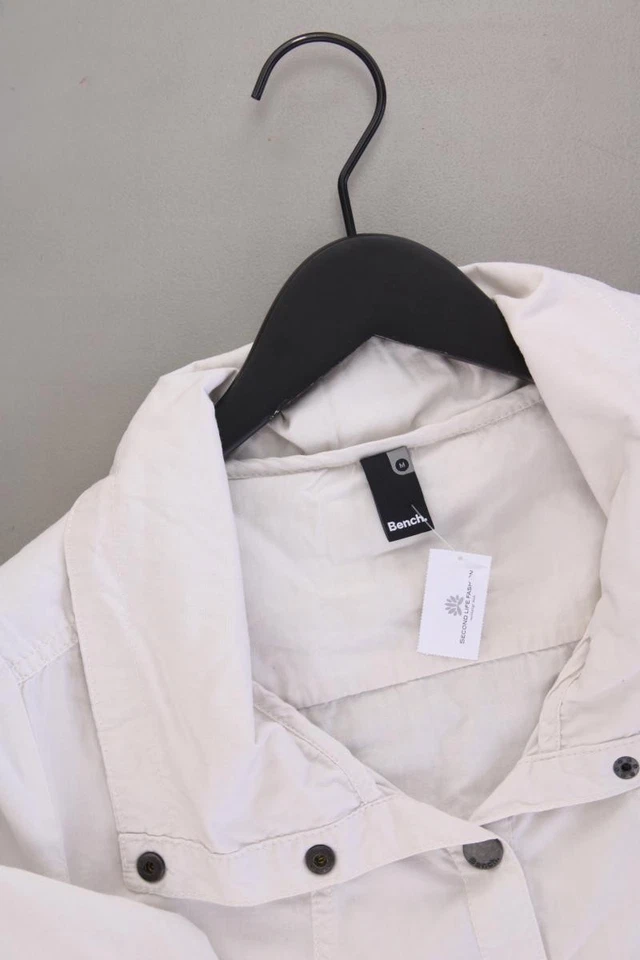 ✅ Bench Kurzarmbluse Classic Bluse für Damen Gr. 38, M creme aus Baumwolle ✅ - Bild 2 von 4