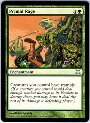 Primal Rage - Tenth Edition #286/383 Magic: The Gathering