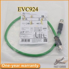 1pcs new ifm evc924 Ethernet connection cable CAT5 M12 RJ45 0.5 meter sqm