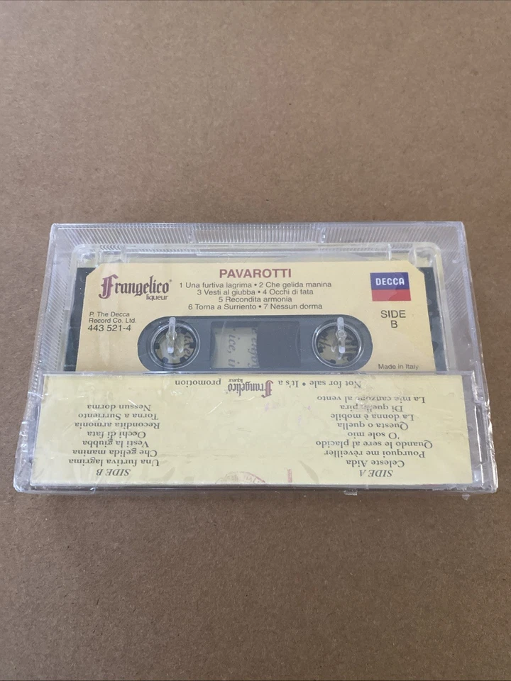NEW: Pavarotti - Frangelico Liqueur (Cassette Tape, 1999) FREE SHIPPING - Image 2 of 3