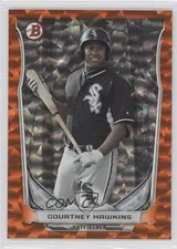 2014 Bowman Draft Top Prospects Orange Ice /25 Courtney Hawkins #TP-87