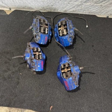  2014-2020 Bmw 2 Series M240i F22 Front Rear Brake Calipers Brembo Set Blue Oem