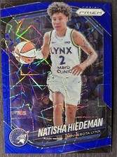 2025 Panini Prizm WNBA Natisha Hiedeman #53 Blue Velocity Prizm Minnesota Lynx